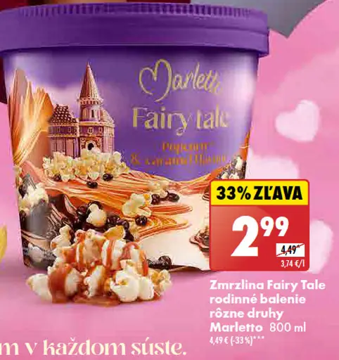 Marletto Zmrzlina Fairy Tale