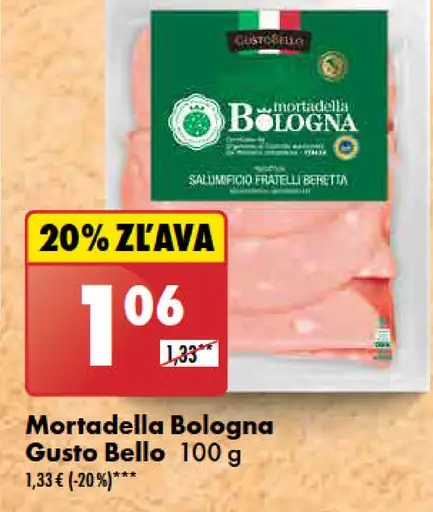 Gusto Bello Mortadella Bologna