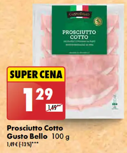 Gusto Bello Prosciutto Cotto