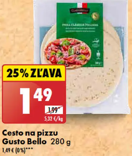 Gusto Bello Cesto na pizzu