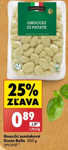 Gusto Bello Gnocchi zemiakové