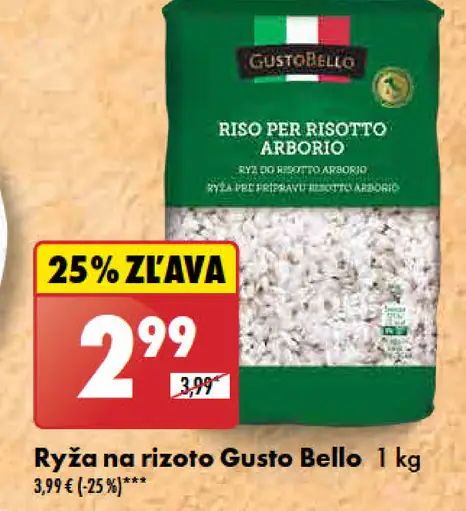 Gusto Bello Ryža na rizoto