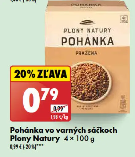 Plony Natury Pohánka vo varných sáčkoch