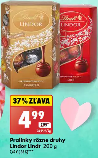 Lindt Lindor pralinky