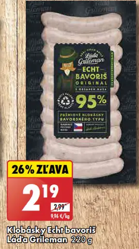 Láda Grileman Klobásky Écht bavoris