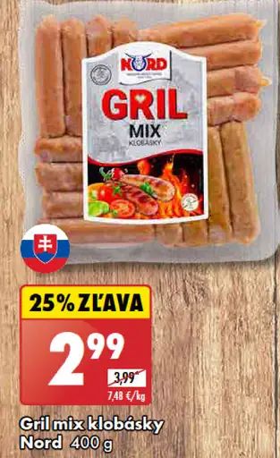 Gril mix klobásky Nord
