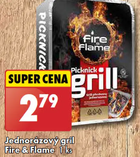 Fire & Flame Jednorazový gril