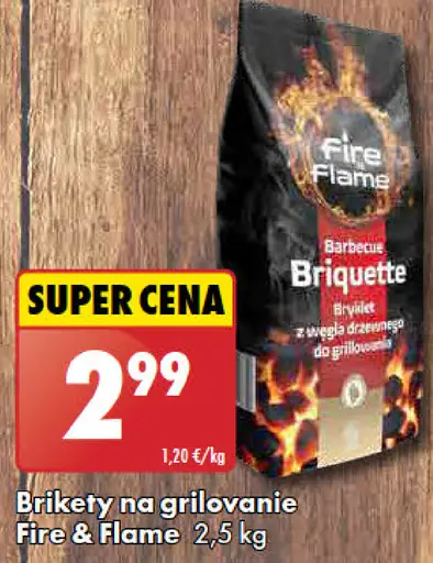 Fire & Flame Brikety na grilovanie
