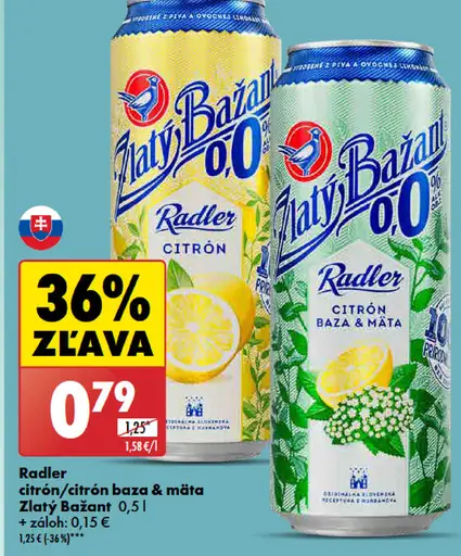 Zlatý Bažant radler