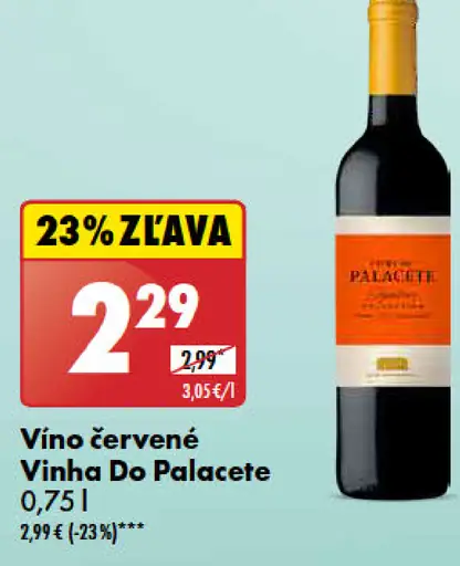 Vinha Do Palacete Vino červené