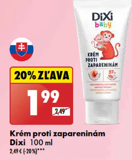 Dixi Krém proti zapareninám