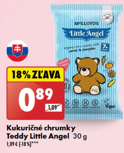Teddy Little Angel kukuričné chrumky