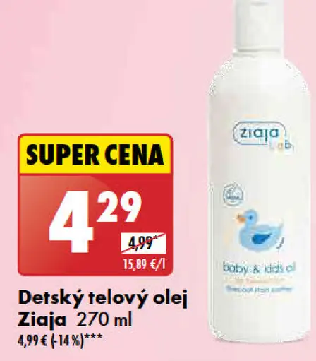 Ziaja detský telový olej
