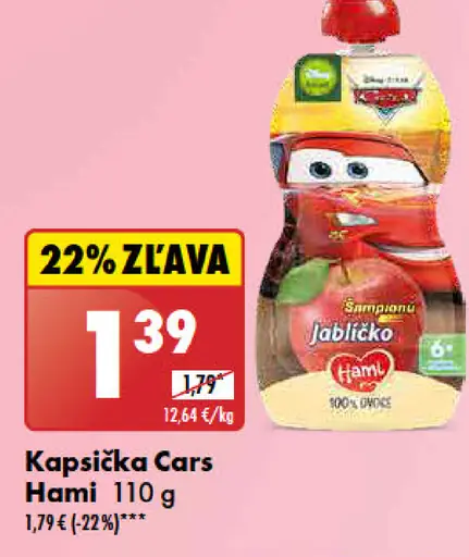 Hami kapsička Cars jablko