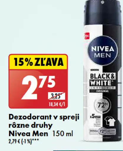 Nivea Men Dezodorant v spreji