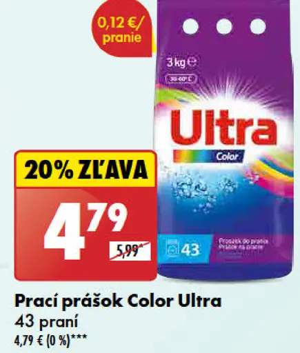 Ultra Prací prášok Color