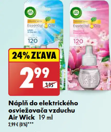 Air Wick náhradná náplň do elektrického osviežovača vzduchu
