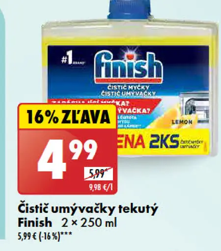 Finish čistič umývačky
