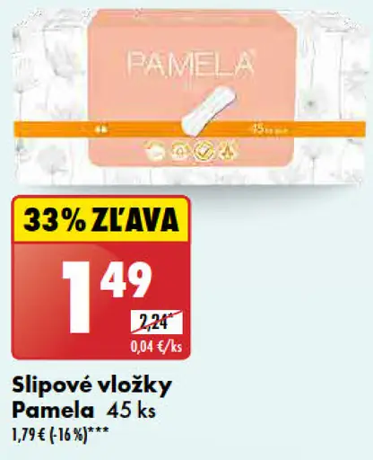 Pamela Slipové vložky