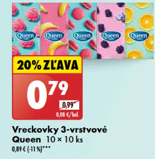 Queen Vreckovky 3-vrstvové