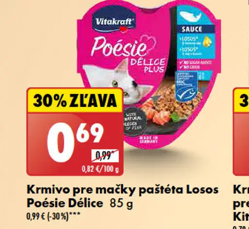 Vitakraft Poésie Délice Krmivo pre mačky paštéta Losos