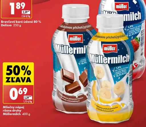 Müller Müllermilch Mliečny nápoj