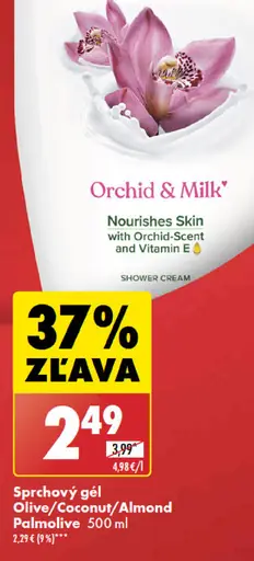 Palmolive Sprchový gél Olive/Coconut/Almond