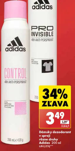 Adidas Dámsky dezodorant v spreji