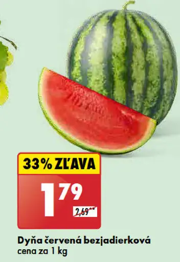 Dyňa červená bezjadierková