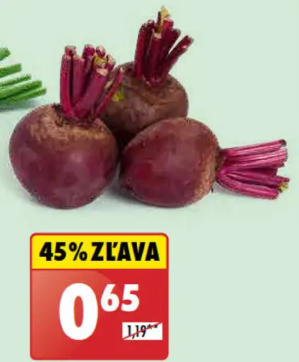 Repa červená voľná