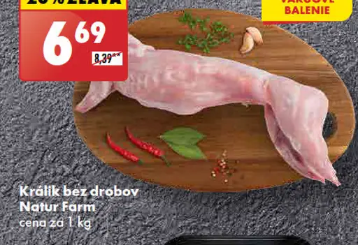 Králik bez drobov Natur Farm