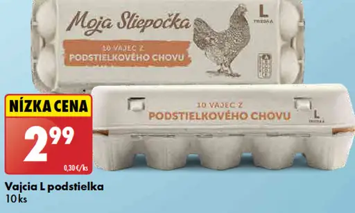 Vajcia L podstielka