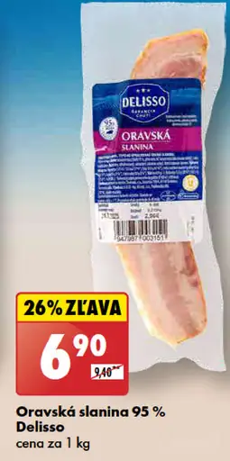 Delisso Oravská slanina 95%