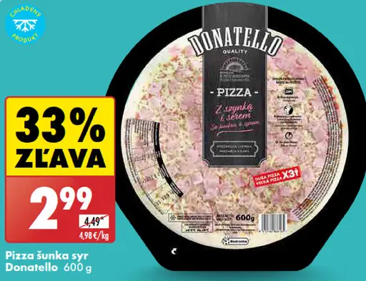 Donatello Pizza šunka syr