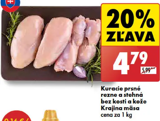 Kura prsné rezne a stehná