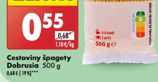 Dobrusia Cestoviny špagety