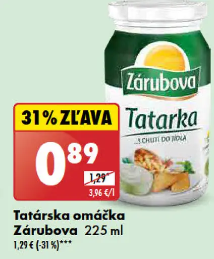 Tatárska omáčka Zárubova
