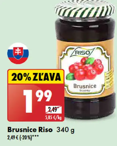 Brusnice Riso