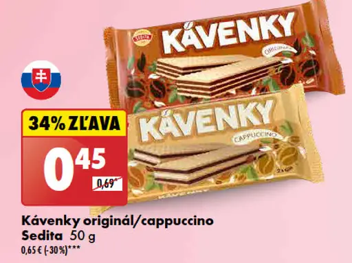 Sedita Kávenky originál/cappuccino