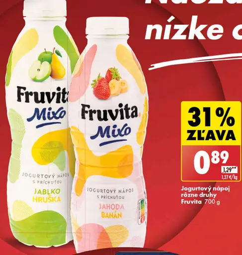 Fruvita Mixi jogurtový nápoj