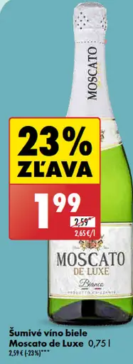 Moscato de Luxe Šumivé vino biele