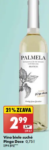 Pingo Doce Vino biele suché