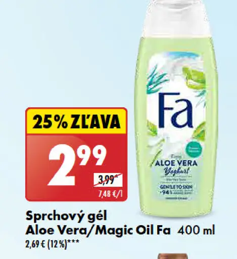 Sprchový gél Aloe Vera/Magic Oil