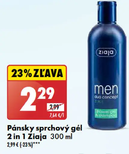 Ziaja Pánsky sprchový gél 2 in 1