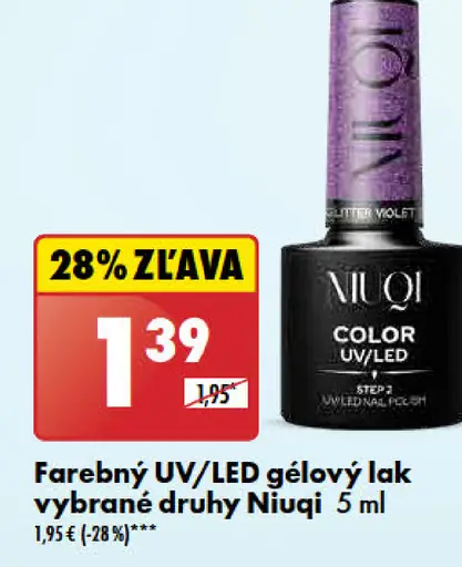 Niuqi farebný UV/LED gélový lak