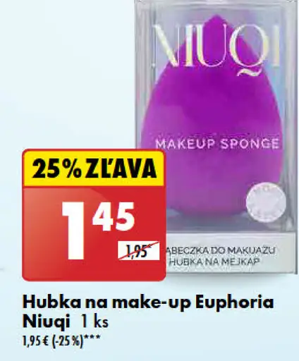 Niuqi hubka na make-up Euphoria