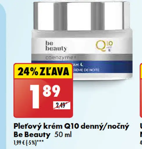 Be Beauty Pleťový krém Q10 denný/nočný