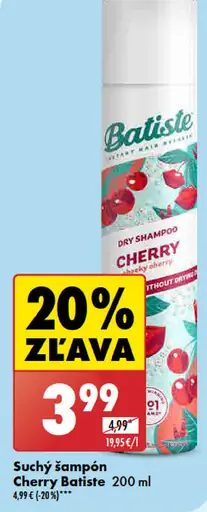 Batiste Suchý šampón Cherry