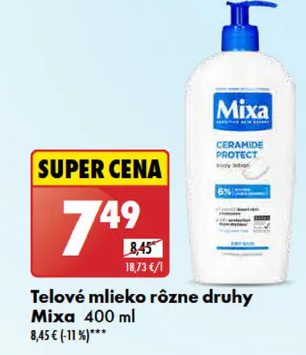 Mixa Telové mlieko