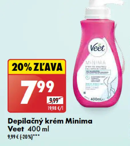 Veet Minima depilačný krém